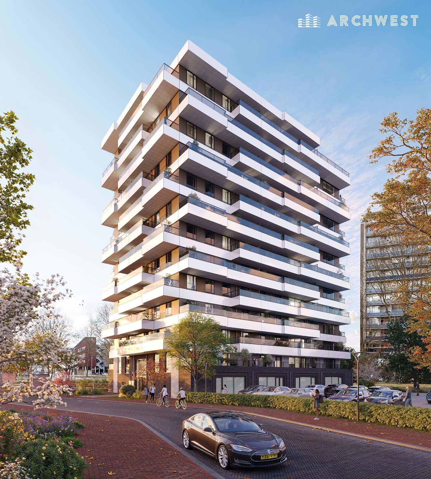 4. Modern Urban Residential Building
